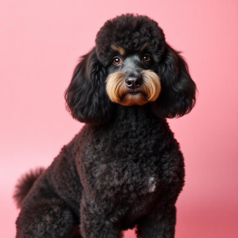 Standard Poodle styled cut